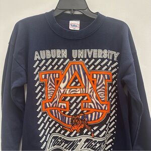 Vintage 90s Tultex Auburn University Tigers Crewneck Size Large